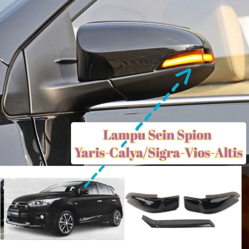 Lampu sein spion Yaris LED running Calya Sigra Vios gen3