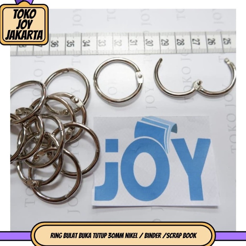 

KODE O67B 1pcs RING BINDER 3MM Ring Buka Tutup Mekanik 3cm