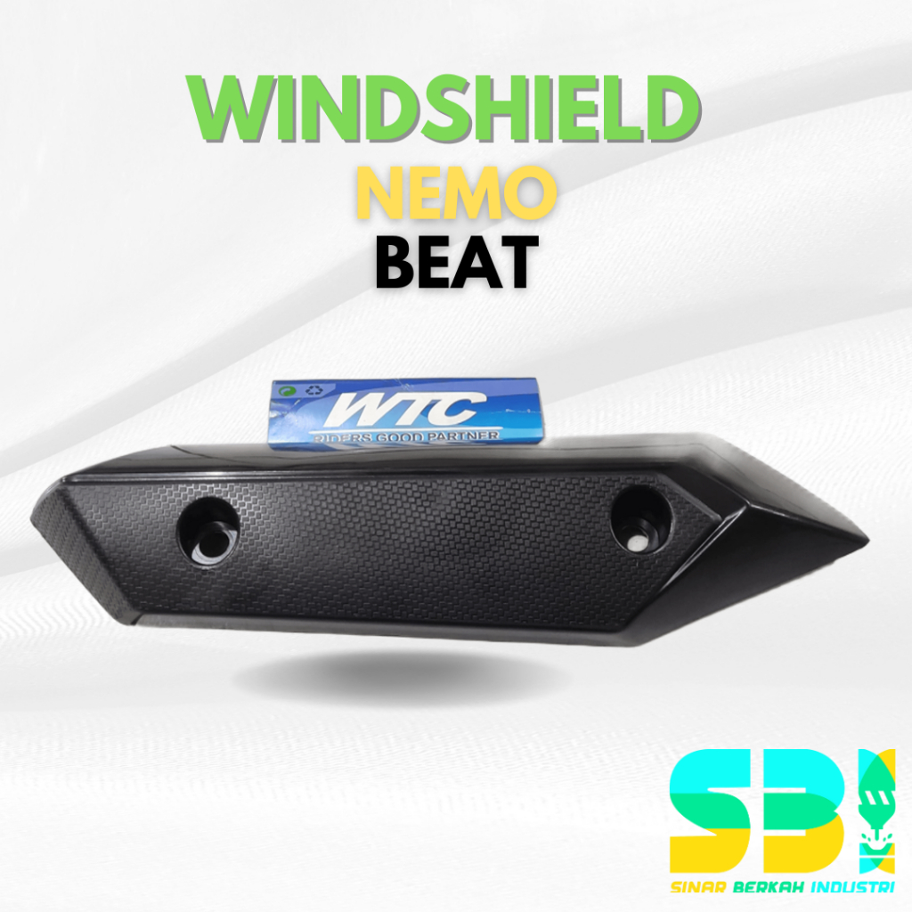 Cover Knalpot Carbon Beat 2013 - 2015 Honda Tutup Pelindung Kenalpot Original WTC Nemo