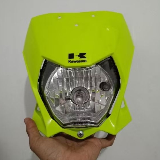 Headlamp headlight reflektor cover batok lampu depan KLX Dtracker150 ori copotan refektor Lampu Kawa