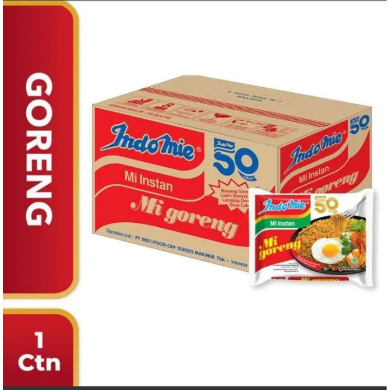 

Indomie Goreng Special Mie Instan 85 g [40 Pcs/ 1 Karton]