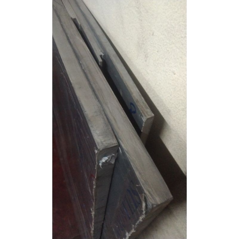 plat PVC sheet gray 8mm x 30cm x 30cm PVC sheet lembaran 8mm