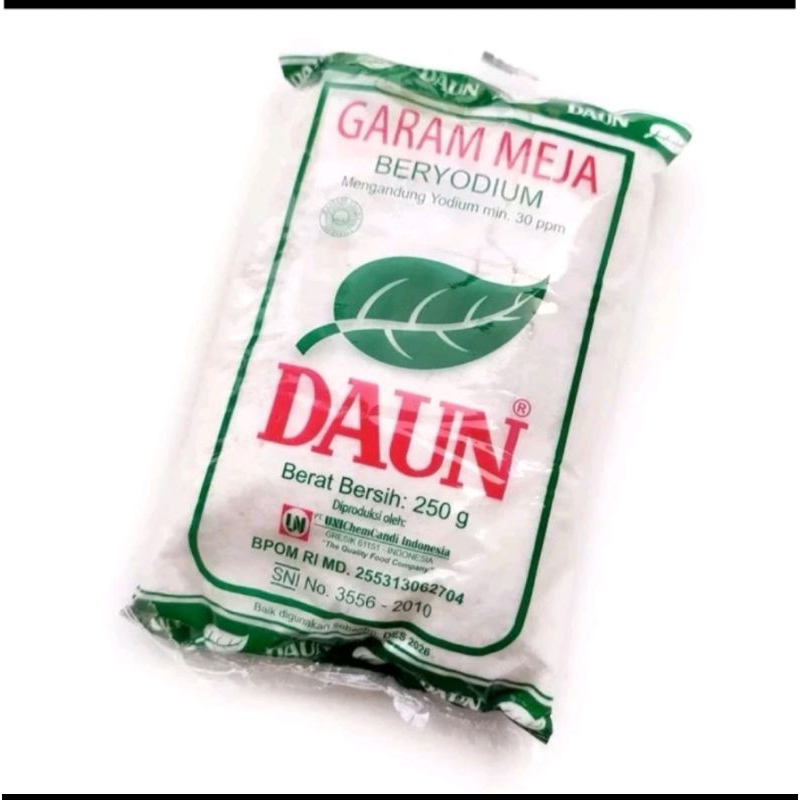 

Garam daun 250 gr