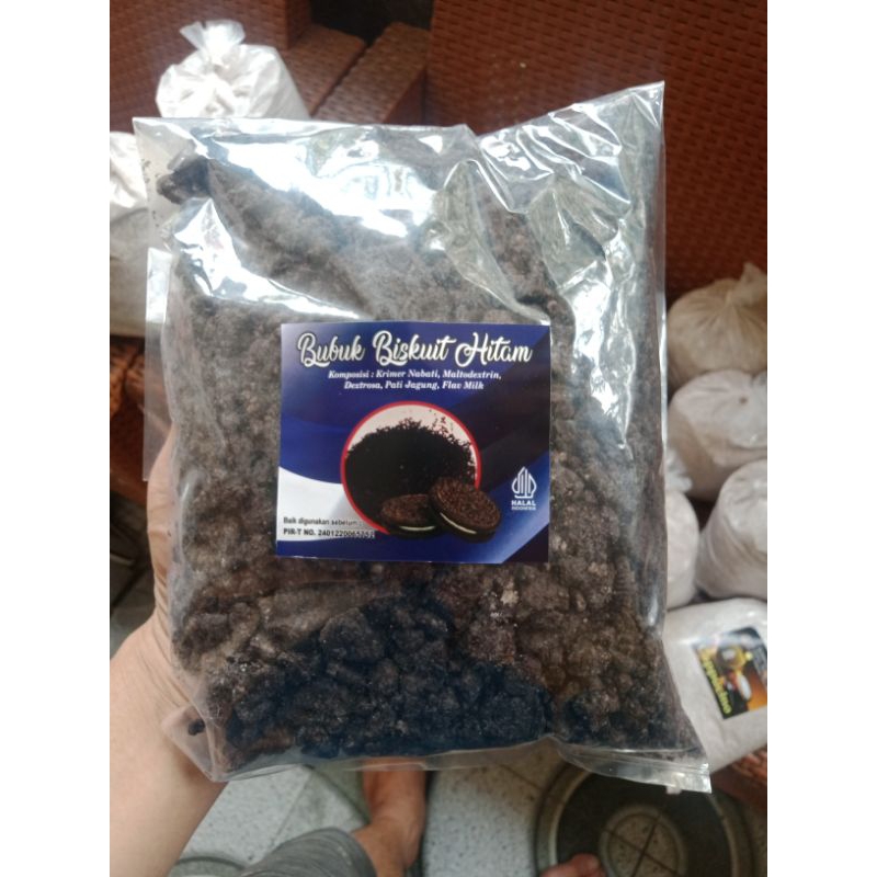 

Cookies Bubuk crumb Topping minuman Tekstur kasar/halus cookieshitam bubuk Crumb