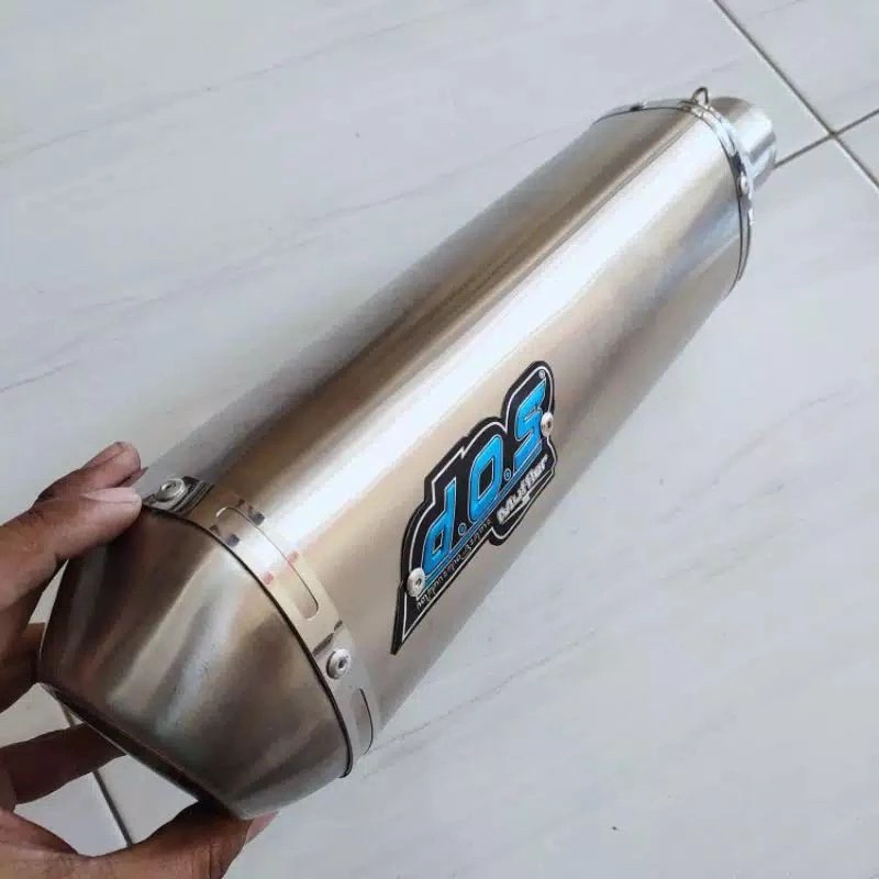 TERMURAH SLINCER KNALPOT DOS KAPSUL STANLISH INLET 50 free klem pengait & pir