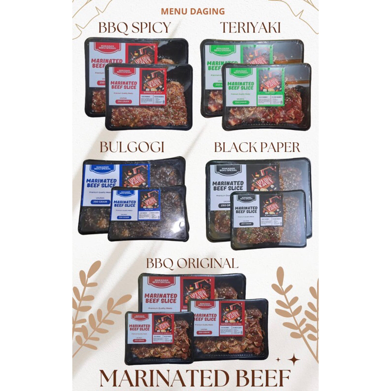 

Beef slice Marinasi