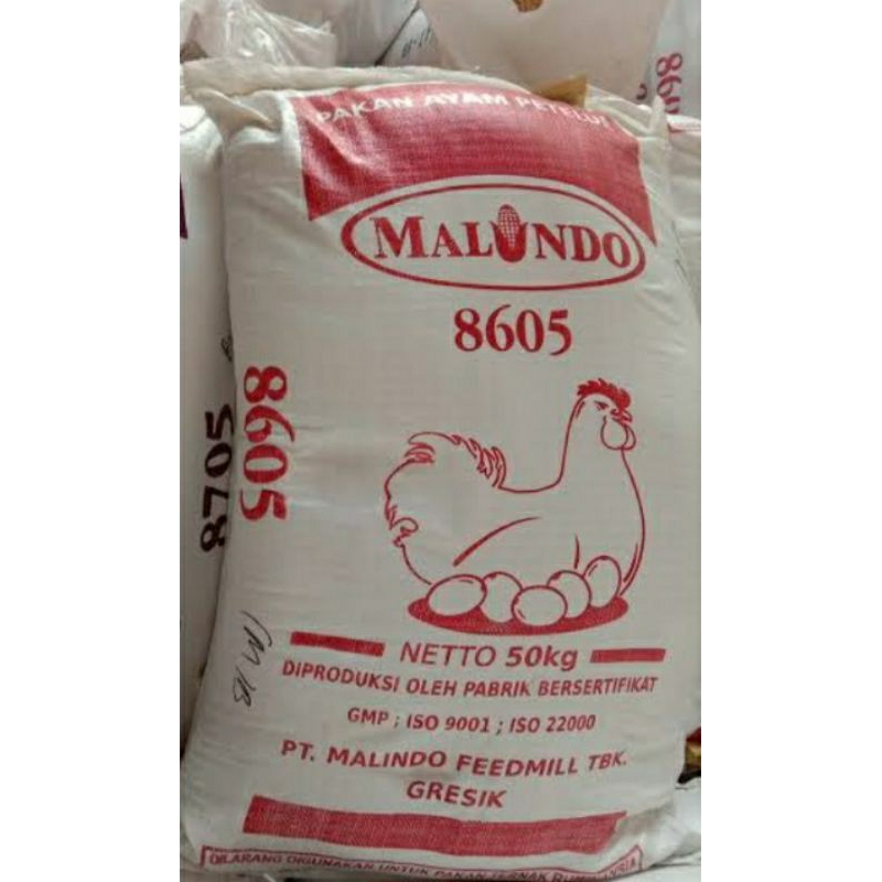 Pakan Ayam Petelur Malindo Pakan Itik Entok ayam 500gram