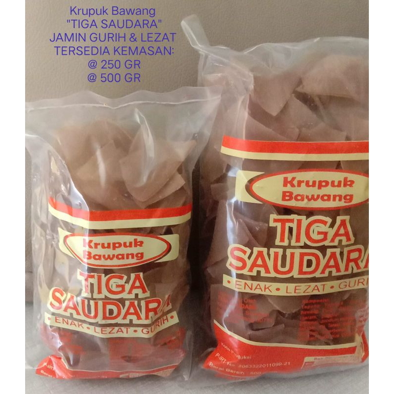 

kerupuk bawang tiga bersaudara