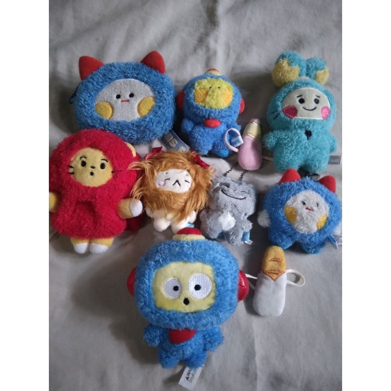 TRUZ BC KR HIKUN LAWOO  TATTON MASCOT HIKUN YEDEE WOOPY FUNNY TREASURE GGAERU KEYRING JJEONG-GUE SIT