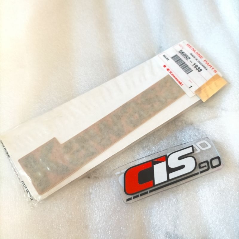 STIKER STRIPING TANGKI NINJA RR OLD OREN ORANGE 56052-1938 ORIGINAL KAWASAKI