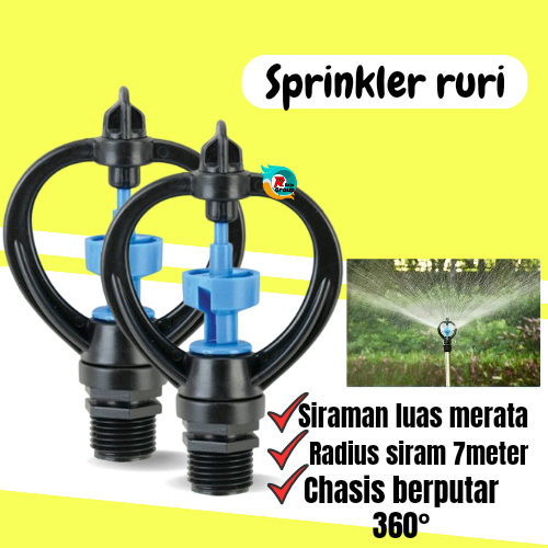 SPRINKLER BUTTERFLY KUPU KUPU SPRINGKLER KINCIR 1/2 INCH RURI SPRINKLER PERTANIAN