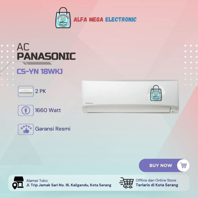 AC 2 PK PANASONIC CS YN 18WKJ