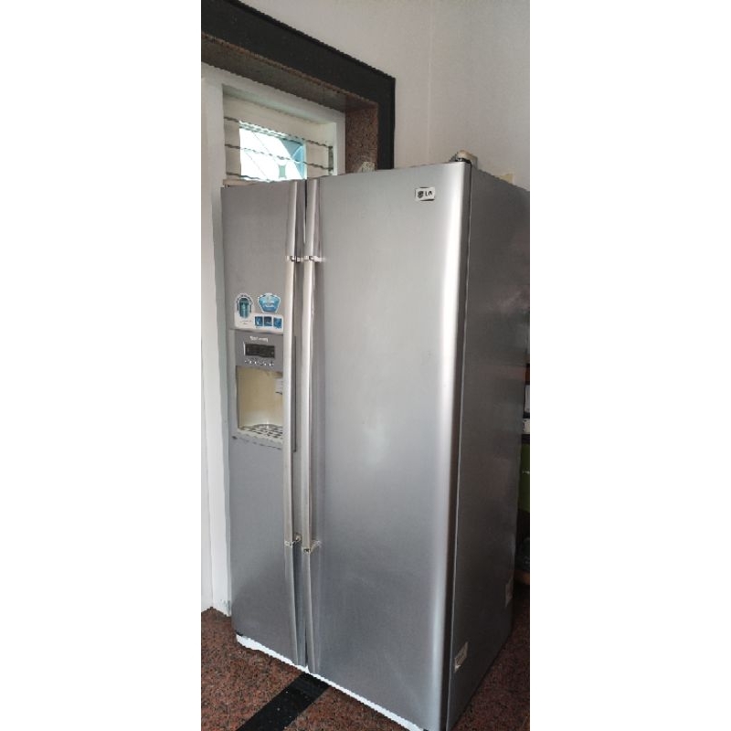 (Magelang/ambil sendiri -5%) Kulkas LG side by side GR-L207TUQ Bekas /second