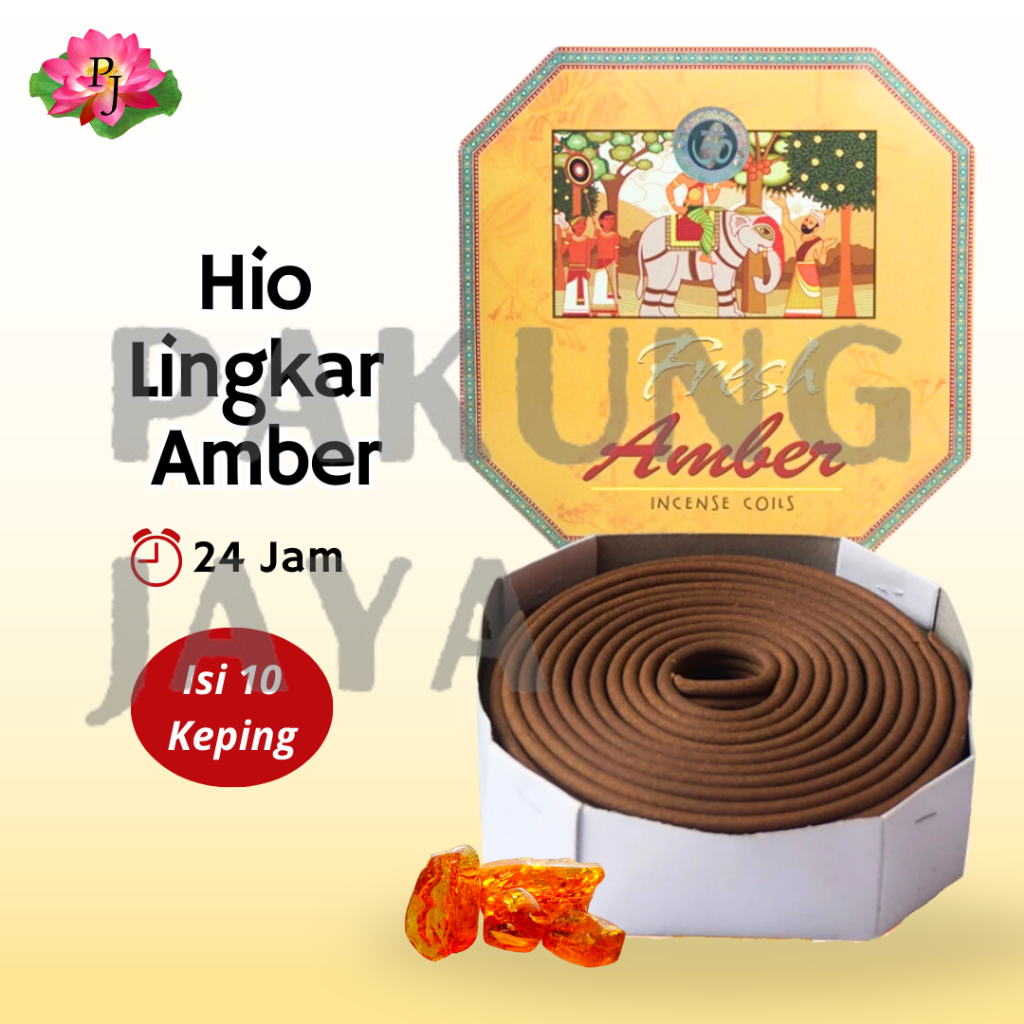 Dupa/Hio Lingkar Darshan Fresh Amber (Aromatherapi)/Coil Fresh Amber