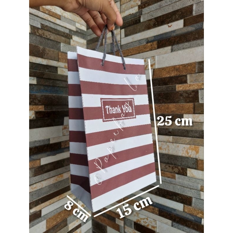

Paperbag Terima kasih / Thank You 15x25 / Hajatan Hampers