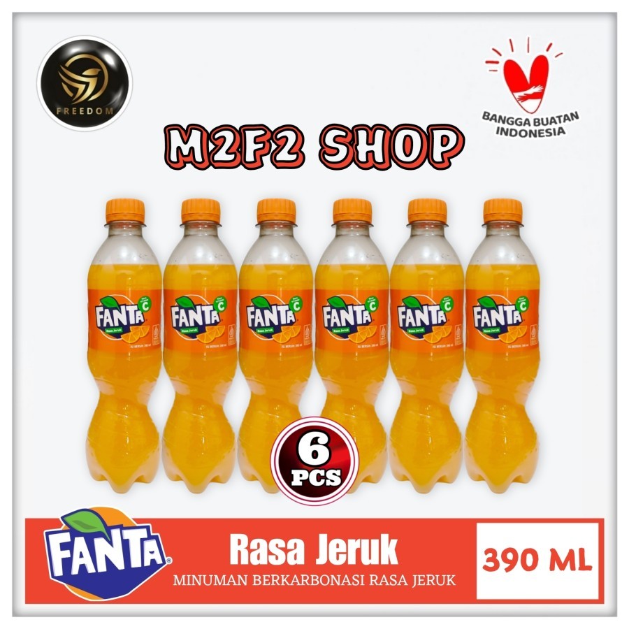 

Fanta Orange | Jeruk Minuman Bersoda Botol Pet - 390 ml (Kemasan 6 Pcs)