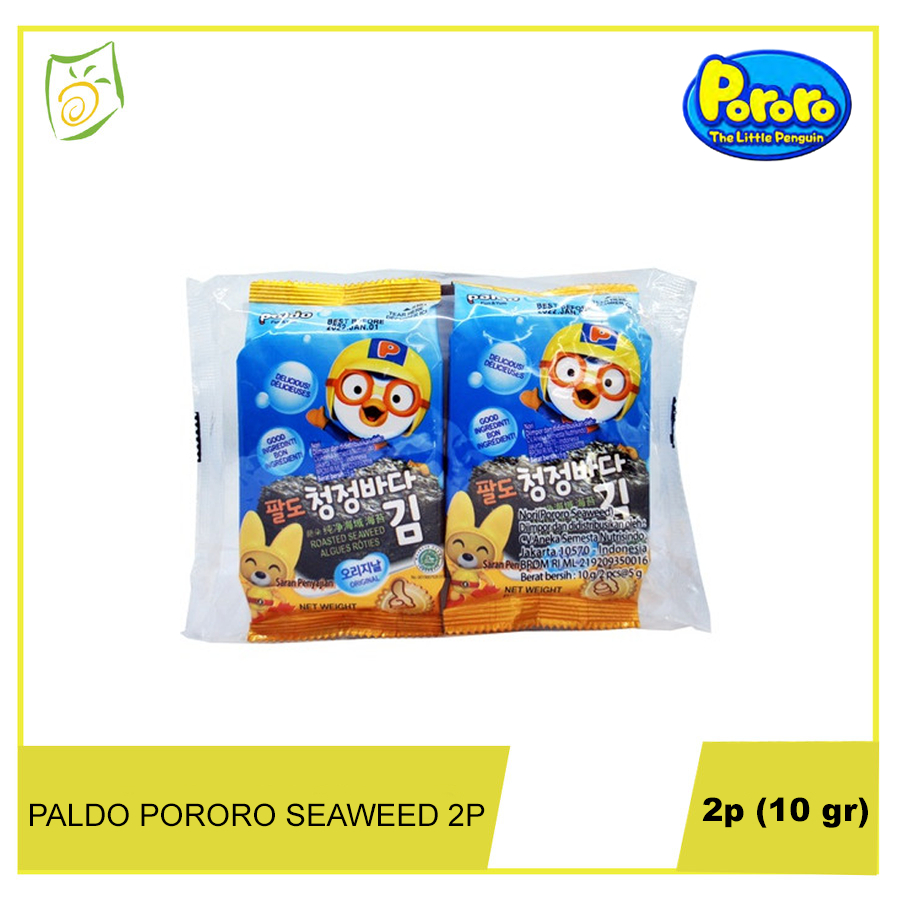 

Paldo Pororo Seaweed 2P - Kelezatan Rumput Laut dalam Setiap Gigitan 10gr