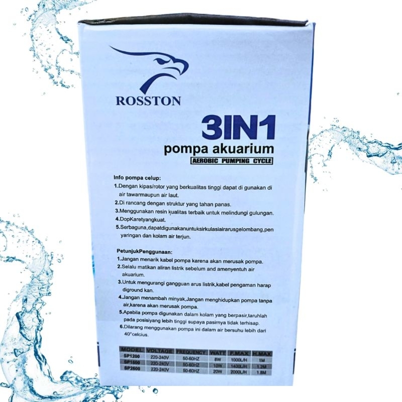 Pompa Aquarium ROSSTON SP / RS 2600