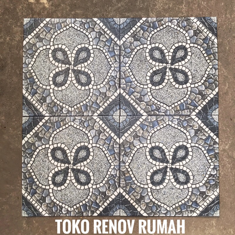 keramik lantai 50x50 kasar/ keramik motif batu/ keramik lantai kamar mandi/ keramik teras/ keramik g