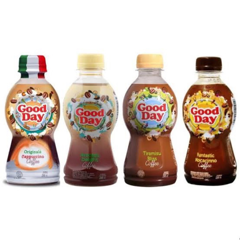 

good day kopi botol 250ml - good day cappuccino botol