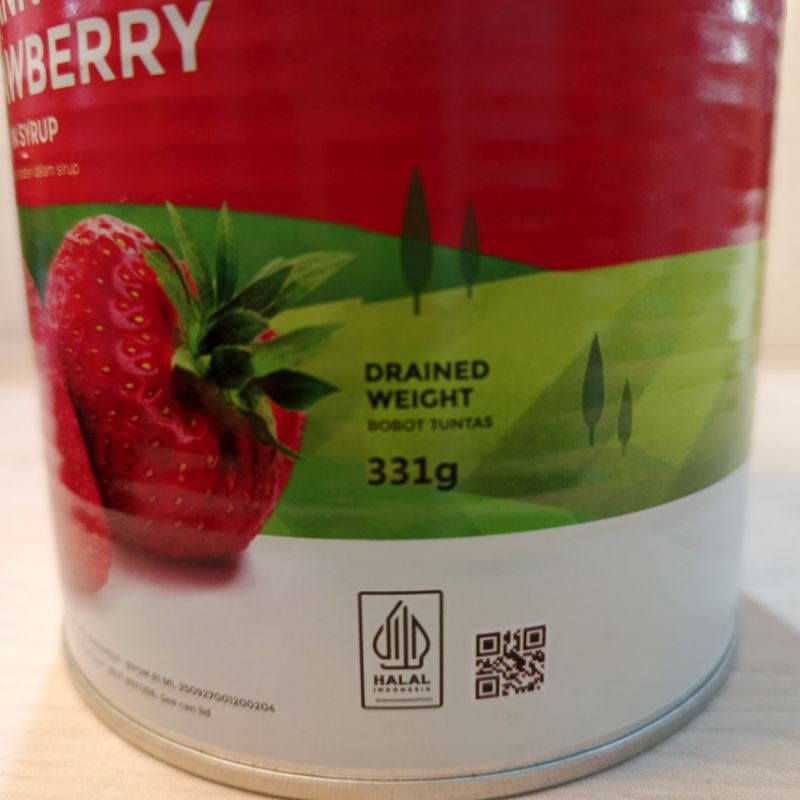

Maknyuss1 Halal Wilmond Buah Stroberi Strawberry Dalam Sirup Canned Strawberry In Syrup 825 Gr