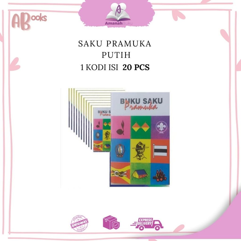 

Paket Hemat!! Buku Saku Pramuka Putih, 1 Kodi Isi 20 Pcs