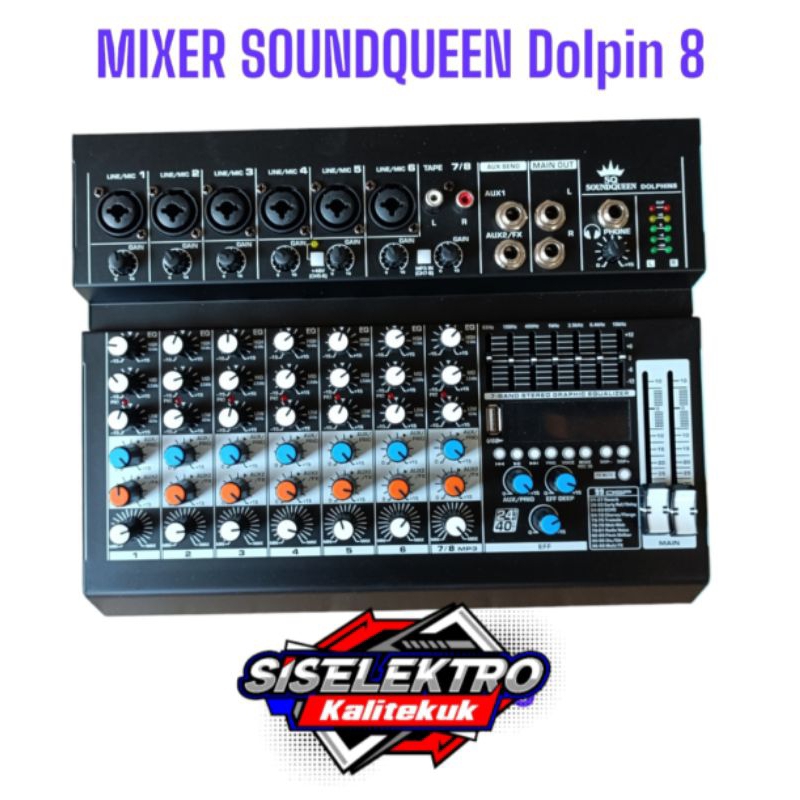 Mixer Soundqueen Dolphin 8 soundqueen 8 Chanel dolphin