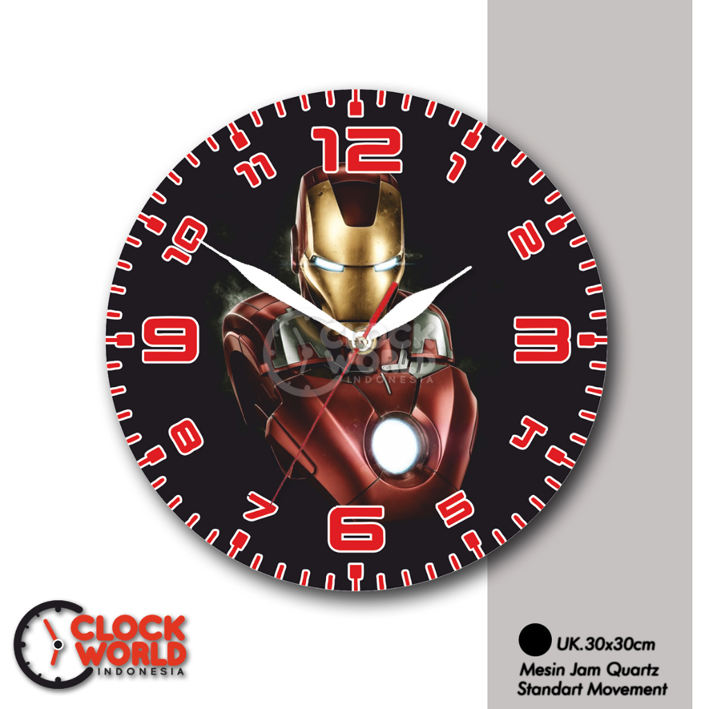 JAM DINDING Super Hero IRON MAN