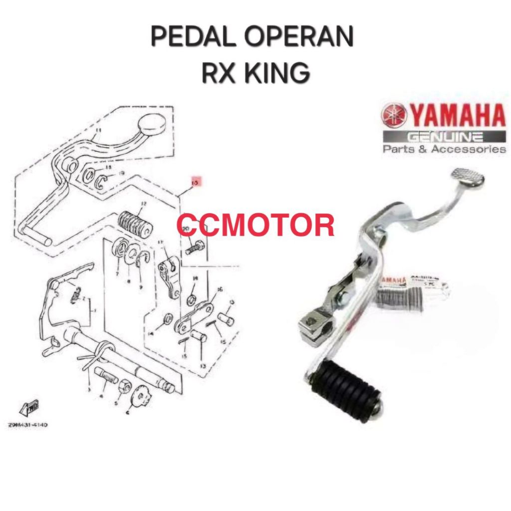 PEDAL OPERAN GIGI RX KING ORIGINAL