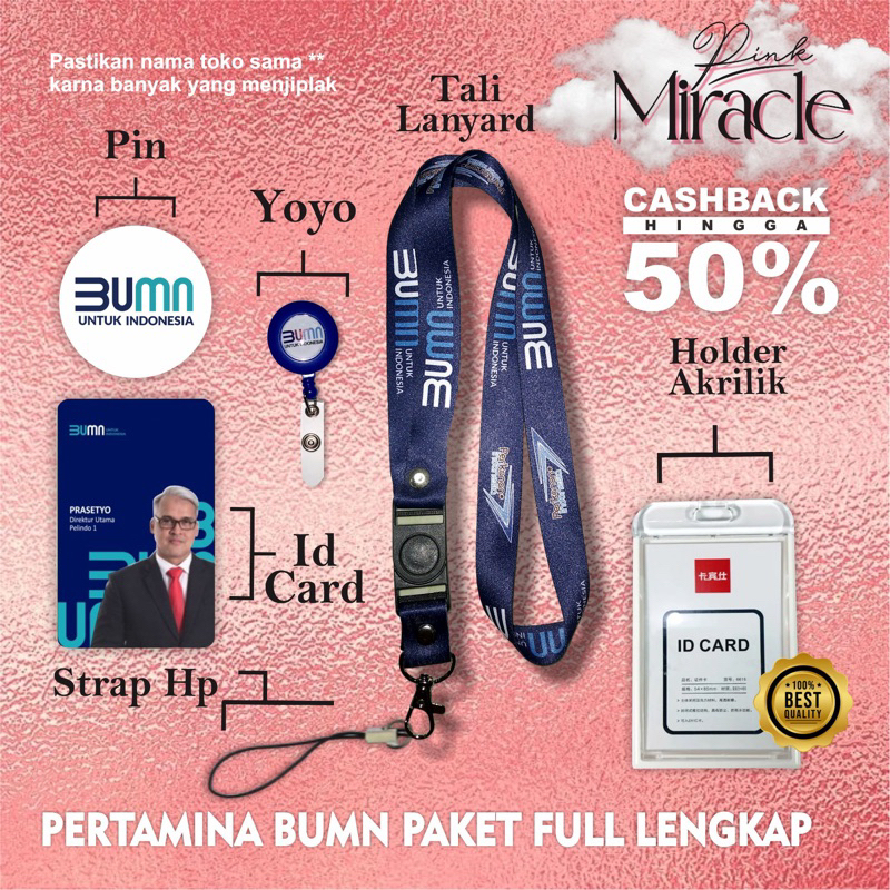 

Tali Lanyard PERIKANAN BUMN / Tali Idcard PERIKANAN BUMN [Ready stock] Termurah