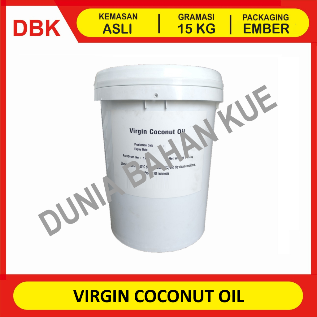 

VIRGIN COCONUT OIL - 1 PAIL 15 KG / MINYAK KELAPA MURNI