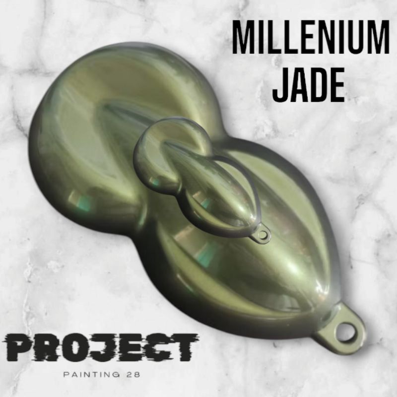 Cat Milenium Jade PU/Cat bahan Milenium jade untuk Motor dan mobil. FREE TINER