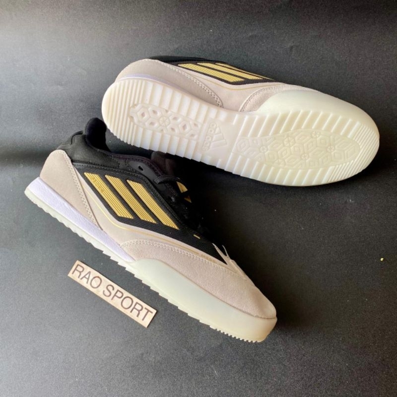 best sale sepatu futsal adida adizero f50 messi white black gold