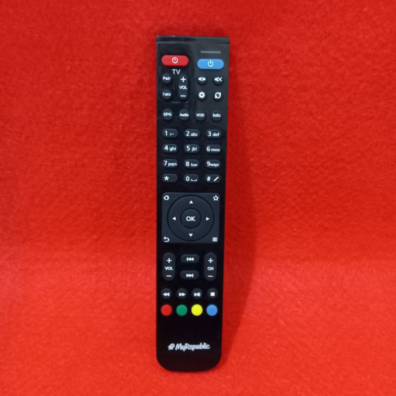 Remote TV STB MyRepublic Original Asli . Tanpa Tutup Baterai .