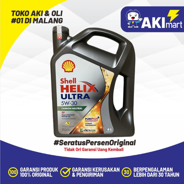 Shell Helix Ultra 5W30 4 Liter Oli Mobil