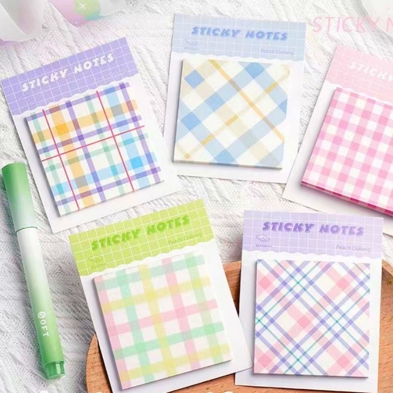 

Catatan tempel kotak, gaya sederhana, portabel, cocok untuk catatan kantor; 30 lembar catatan tempel gaya INS, kreativitas sederhana, perlengkapan sekolah grosir.