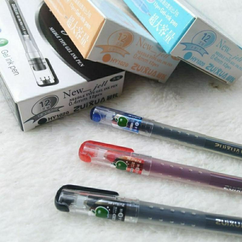 

Pulpen Gel Zuixia 0.4 mm isi 1 lusin