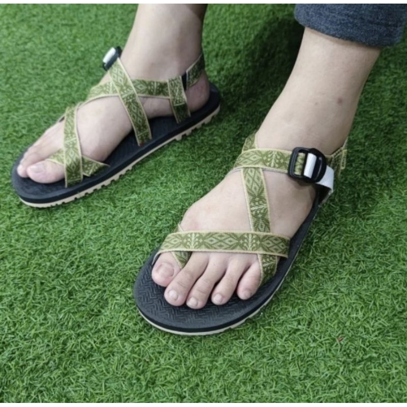 Sandal Pria Wanita Etnik / Sandal AMMOSSI Cross Rope Original Terlaris / Sandal Harian