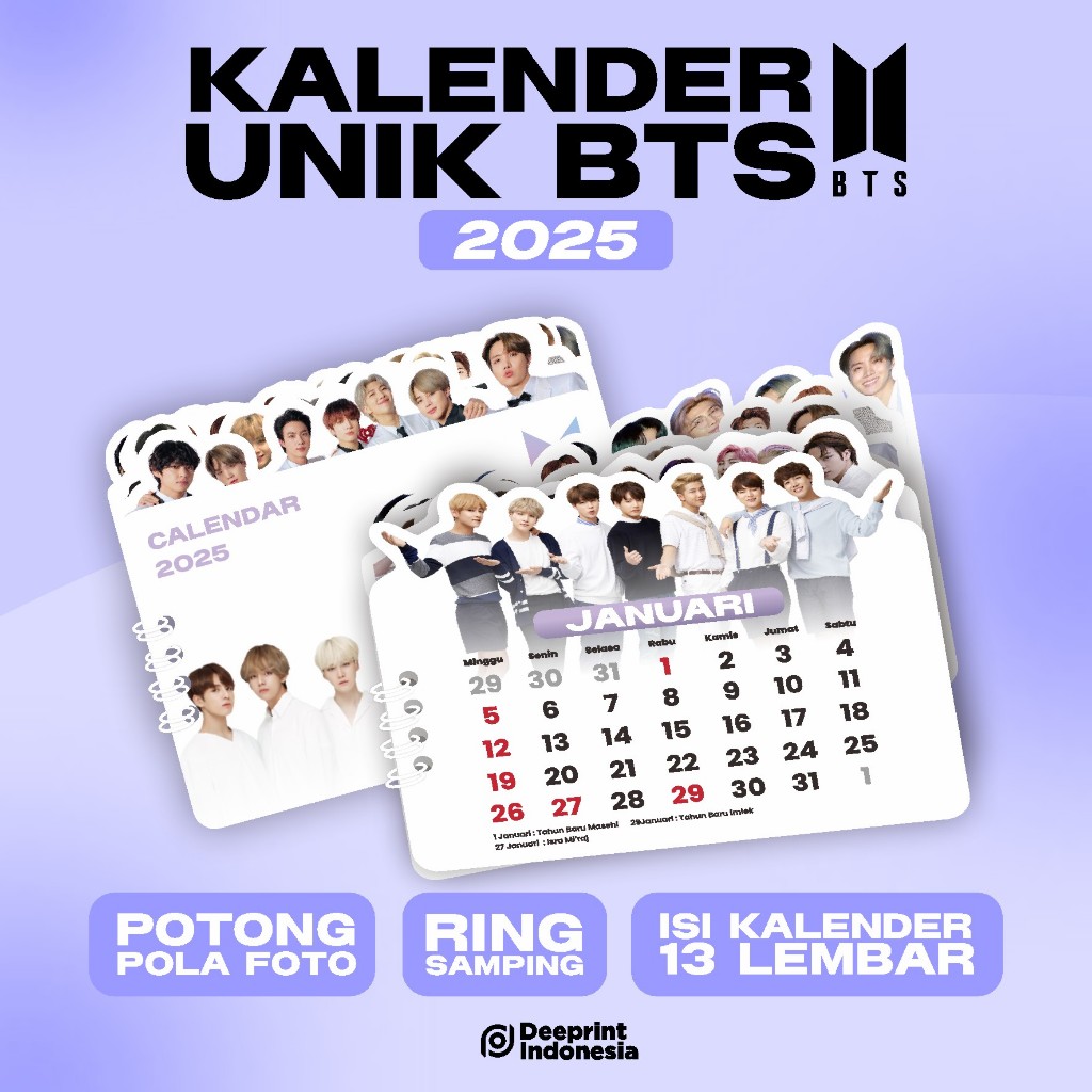 

Kalender 2023 Tema BTS Unik / Kalender Meja 2023 BTS / Kalender BTS photocard / Kalender BTS aesthetic / Kalender BTS Mini