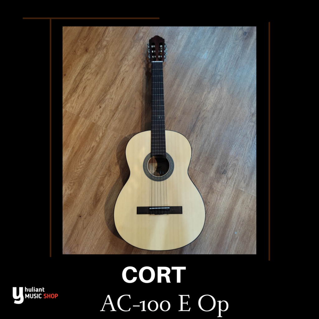 Cort AC100E OP Clasic nilon Elektrik Guitar Original Second Like new