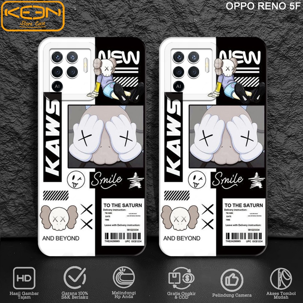 Case Oppo Reno 5F - Casing Hp Oppo Reno 5F Motif Branded - Softcase Oppo Reno 5F - Softcase Hp Oppo 