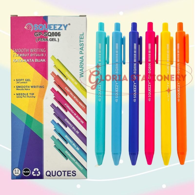 

Pen Gel GP SQ 806 SQUEEZY/ Gel pen GP SQ 806 SQUEEZY