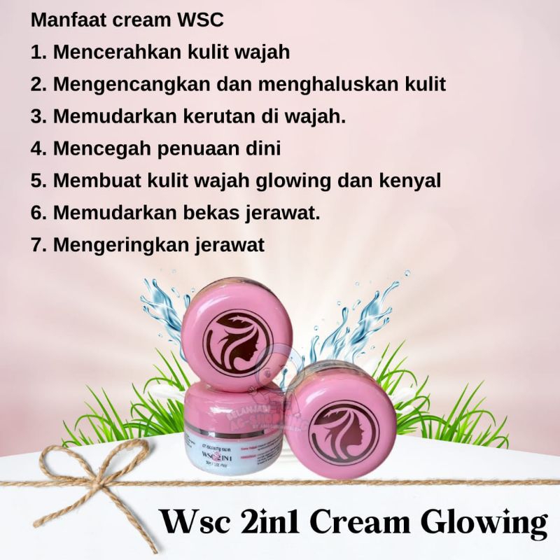 ORIGINAL Cream WSC 2in1 BPOM