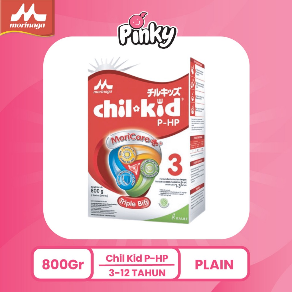 

Morinaga Morinaga Chil Kid PHP Susu Pertumbuhan Anak Usia 1-3 Tahun 800g Pinky Kids Store