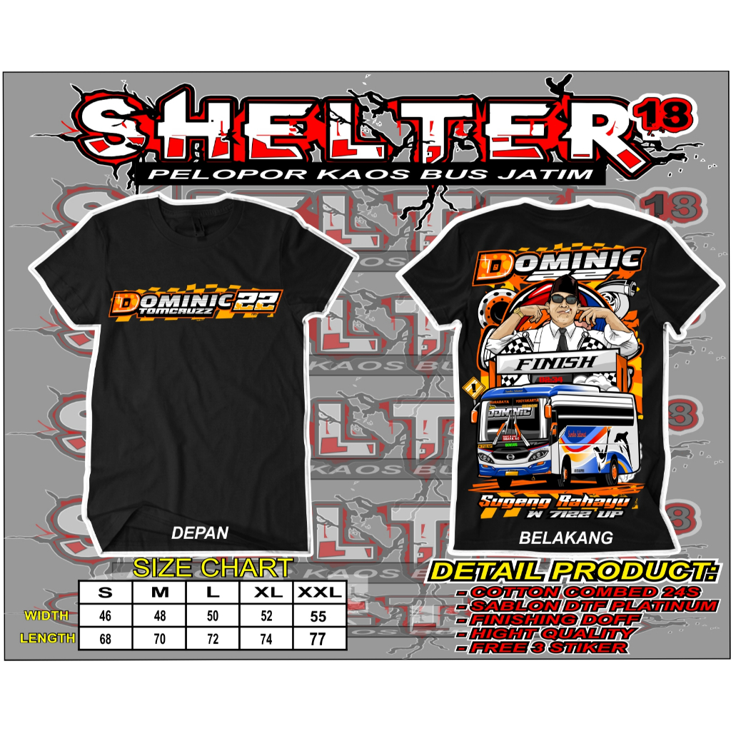 Kaos Bus sumber Group Dominic