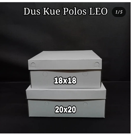 

KARDUS PUTIH POLOS 18 X 18 , 20 x 20 DUS POLOS KOTAK MAKANAN ISI 50 SET