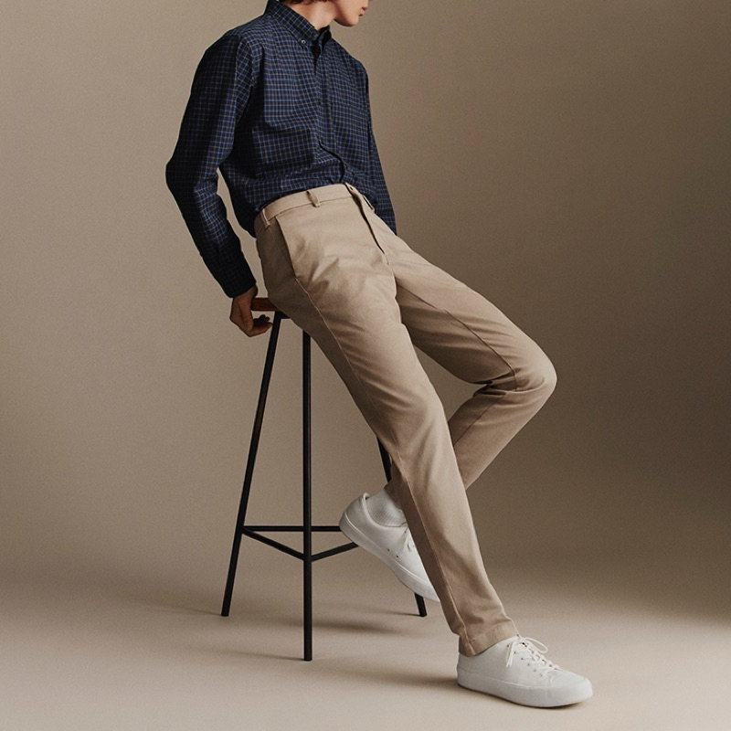 celana panjang chinos uniqlo original slimfit