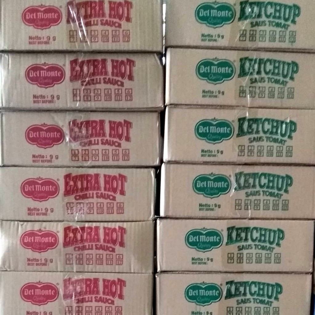 

Saus Delmonte sachet tomat/sambal
