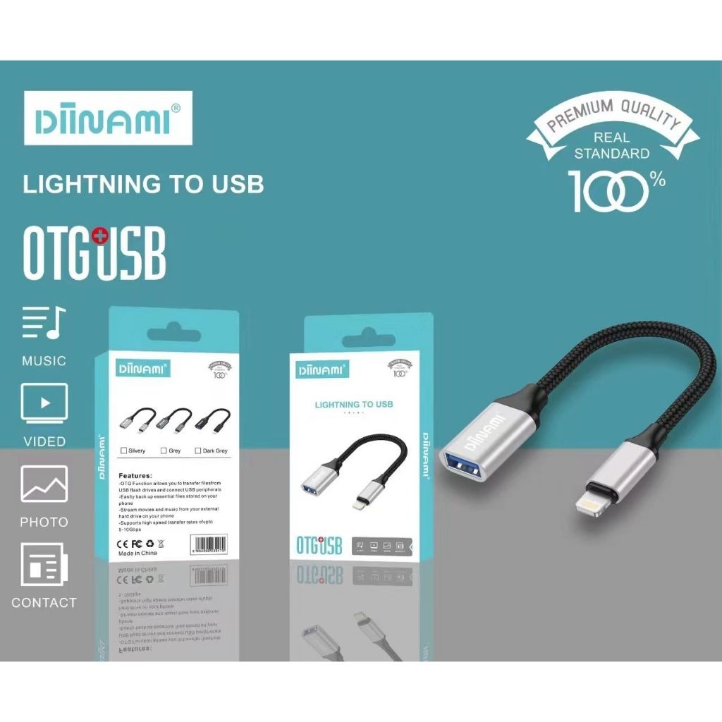 DIINAMI OTG USB LIGHTING TO USB