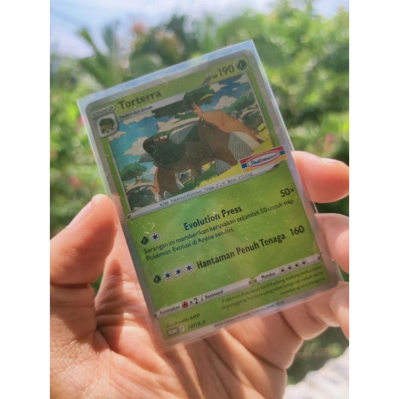 Torterra Holo 287/S-P - Promo Indomaret Pokemon TCG Indonesia